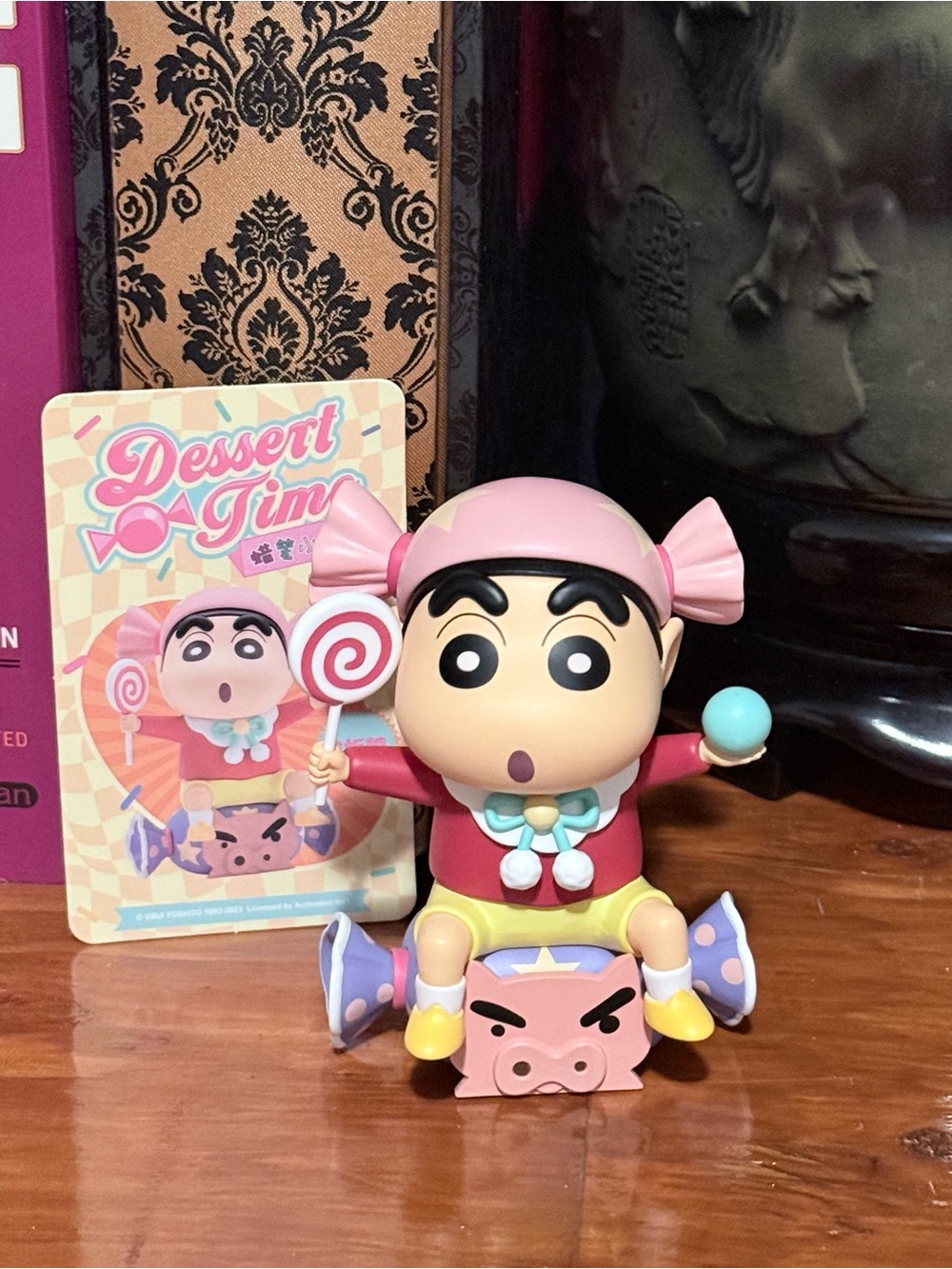 Crayon Shin-chan “Dessert Time” Figure – 52TOYS Collectible